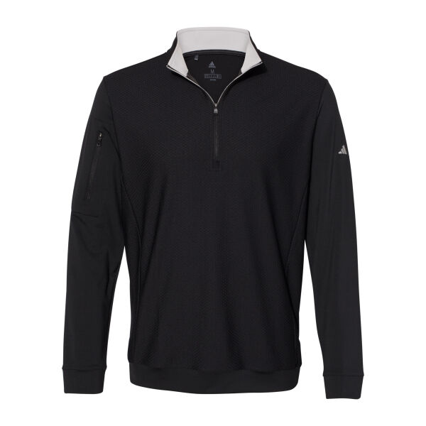 Men's Textured Quarter-Zip Pullover Thumbnail
