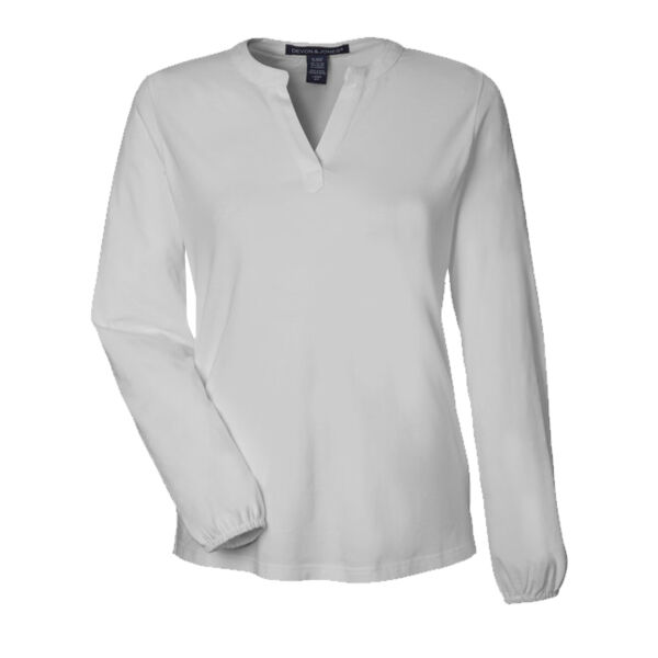 Women's Raleigh Half-Placket Knit Top Thumbnail