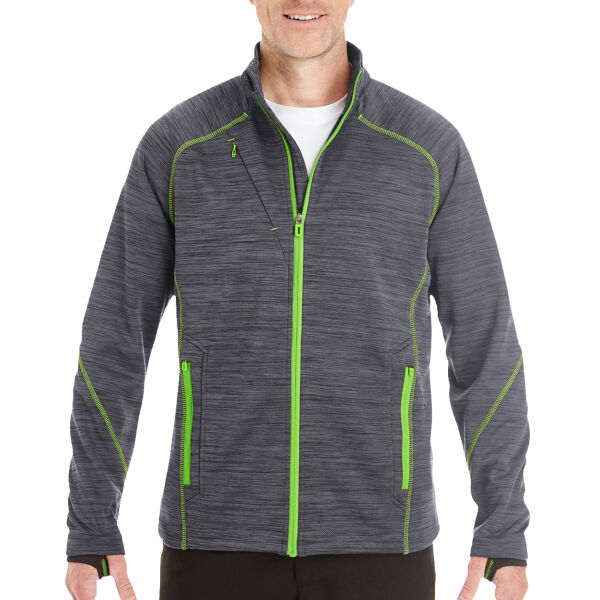Men's Flux Mélange Bonded Fleece Jacket Thumbnail