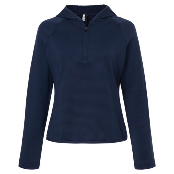 Women's Qualify Quarter-Zip Hooded Pullover Thumbnail