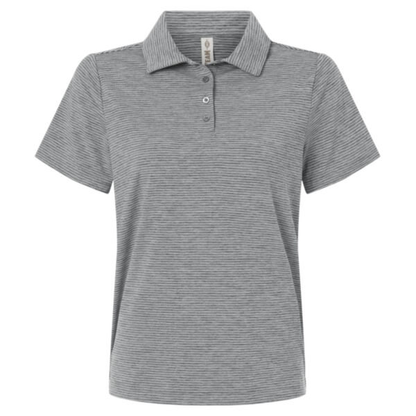 Women's Relay Heathered Stripe Polo Thumbnail
