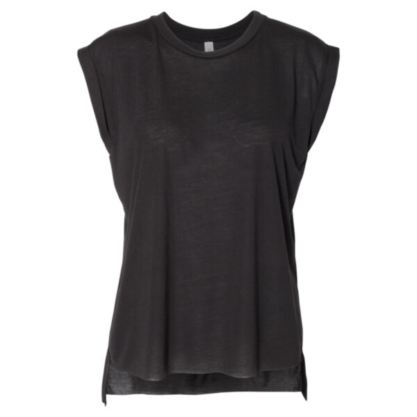 Women’s Flowy Rolled Cuffs Muscle Tee Thumbnail