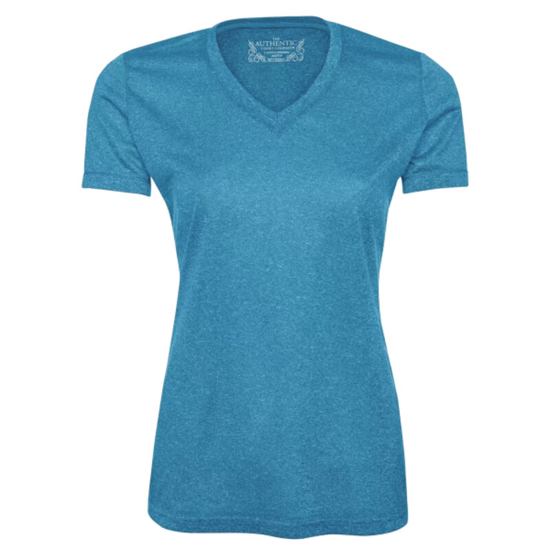 Pro Team Heather Proformance V-neck Ladies' Tee Thumbnail