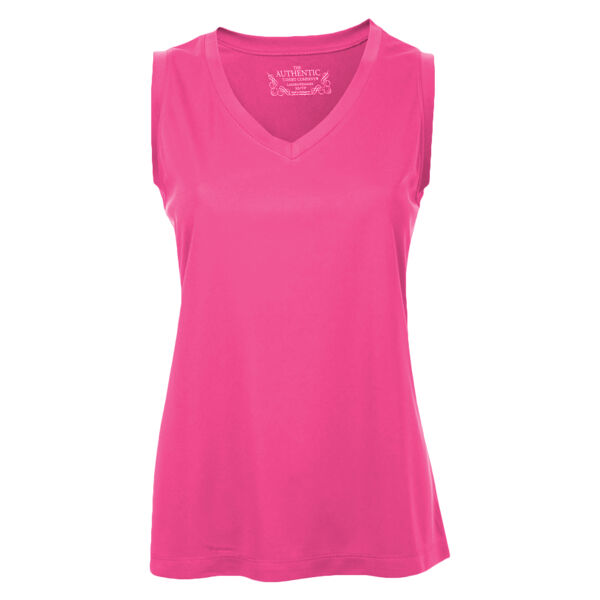 Pro Team Sleeveless V-neck Ladies' Tee Thumbnail