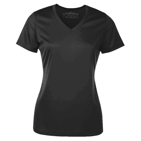 Pro Team Short Sleeve V-neck Ladies' Tee Thumbnail